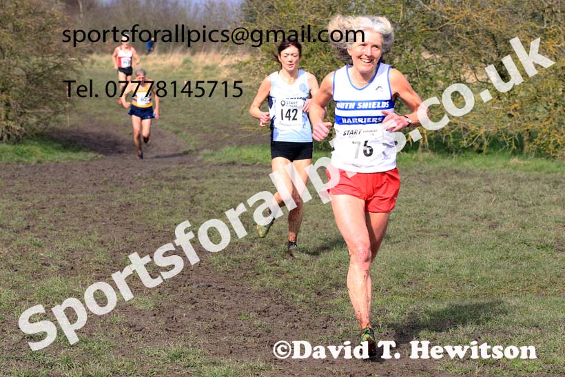 Womens and Mens 65+ in the 2023 BMAF Cross Country Champs., Wallsend. Photo: David T. Hewitson/Sports for All Pics
